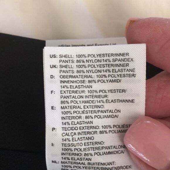 Adidas Climalite  Tennis Skort Size L Black GUC - Picture 8 of 8